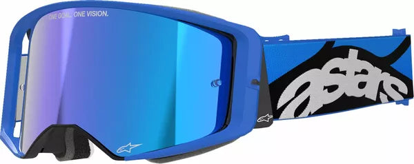 Alpinestars Supertech Stream Goggle Blue / Mirror Blue - FREE UK Shipping, FREE 365 Day Returns | Moto Central