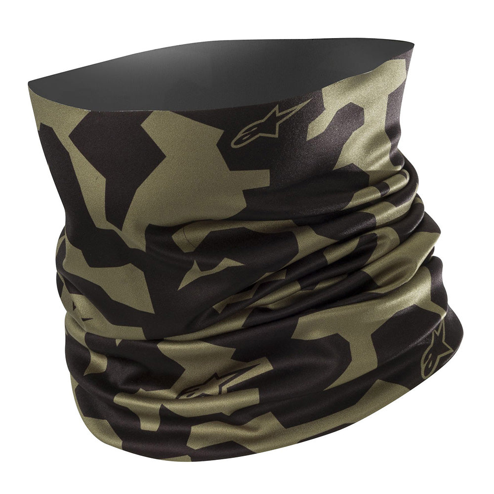 Alpinestars Neck Tube Camo Military Green / Black