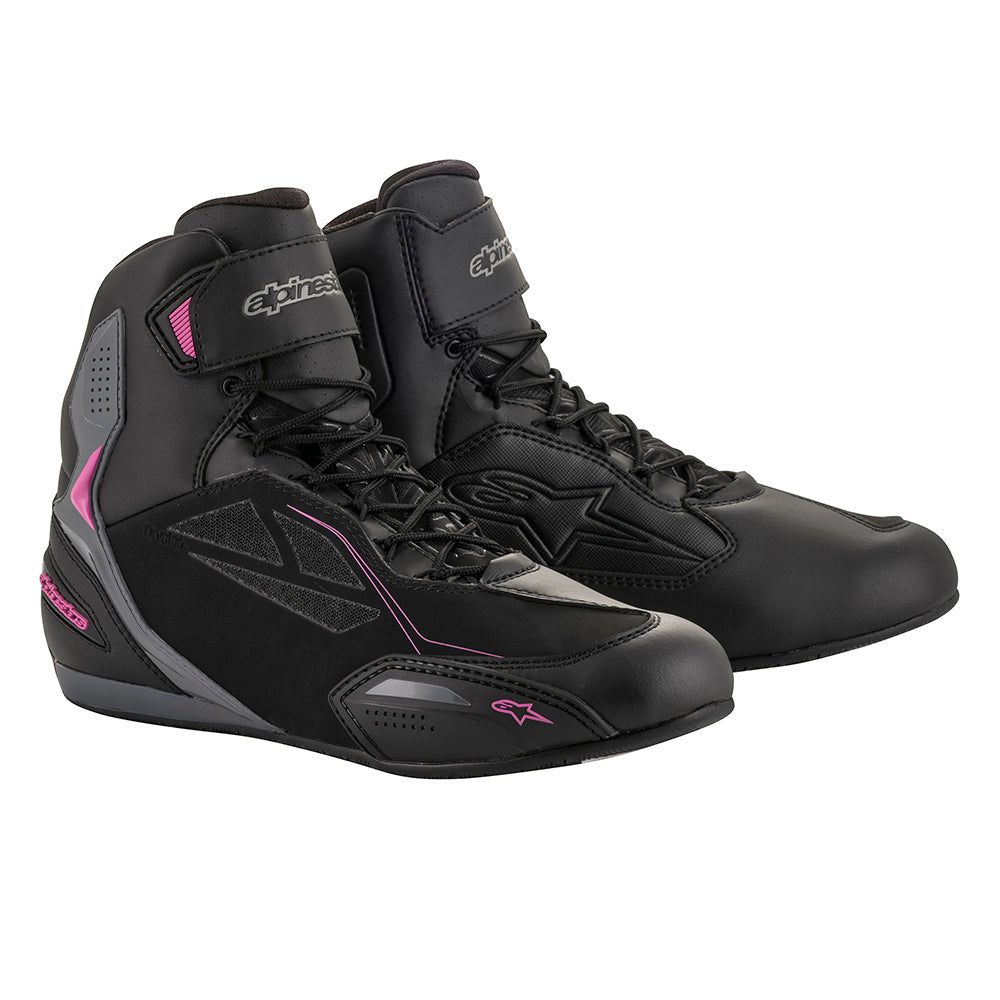 Alpinestars Stella Faster 3 Drystar Ladies Shoes Black / Dark Grey / Fuchsia