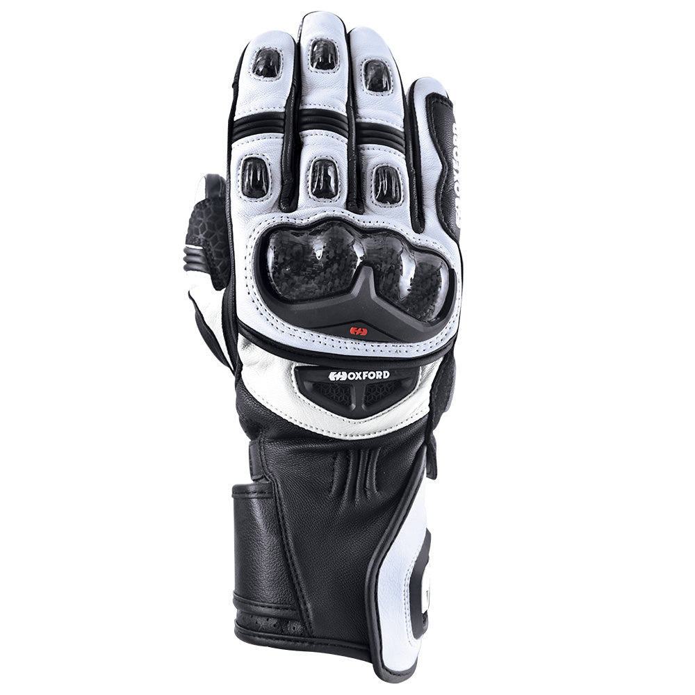 Oxford RP-2R Leather Gloves Black / White