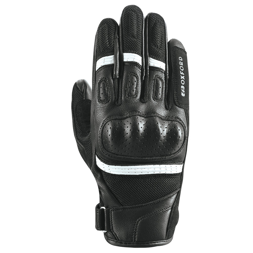 Oxford RP-6S Leather Gloves Black / White