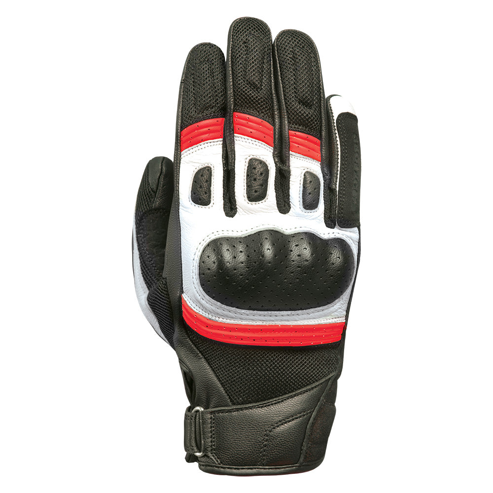 Oxford RP-6S Leather Gloves Black / Red / White