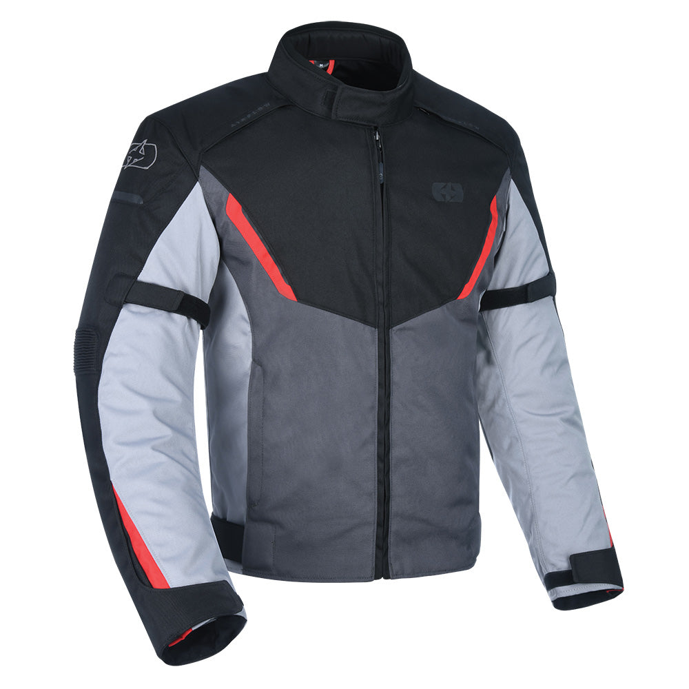 Oxford Delta 1.0 Textile Jacket Black / Grey / Red