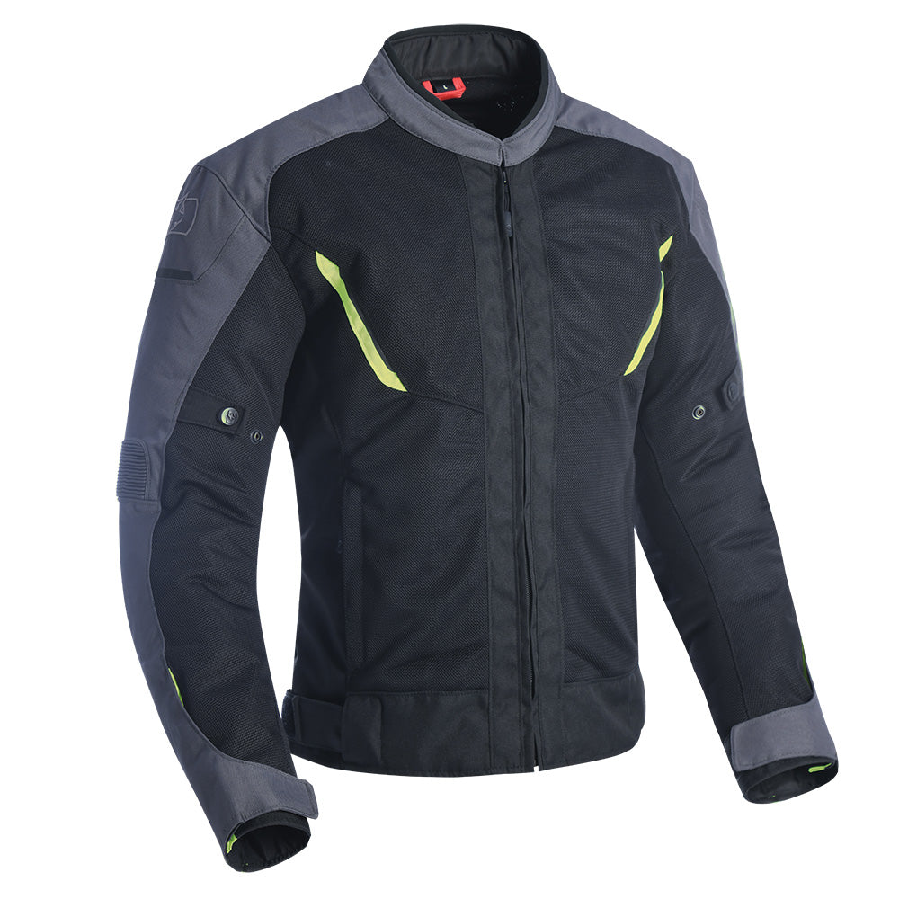 Oxford Delta 1.0 Air Textile Jacket Black / Grey / Fluo Yellow