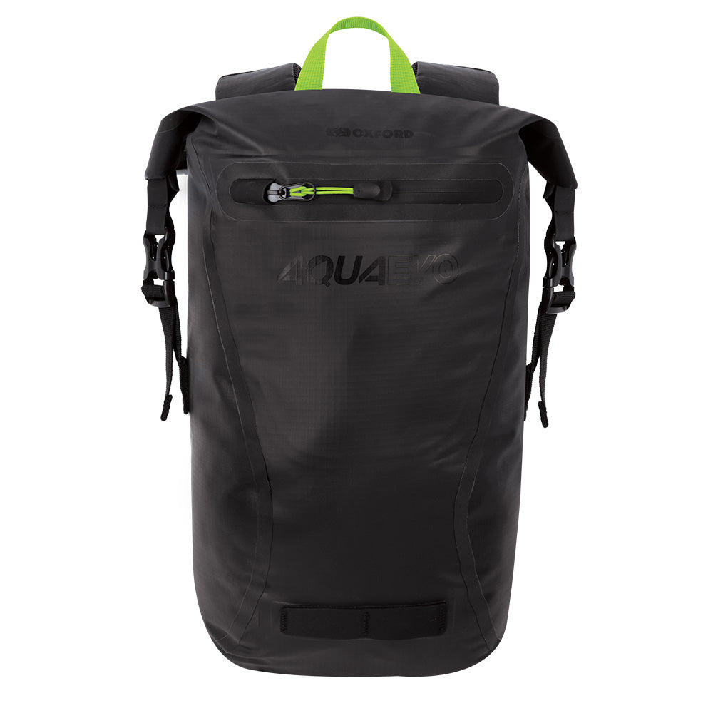 Oxford Aqua Evo Backpack Black - 12 Litres - FREE UK Shipping, FREE 365 Day Returns | Moto Central