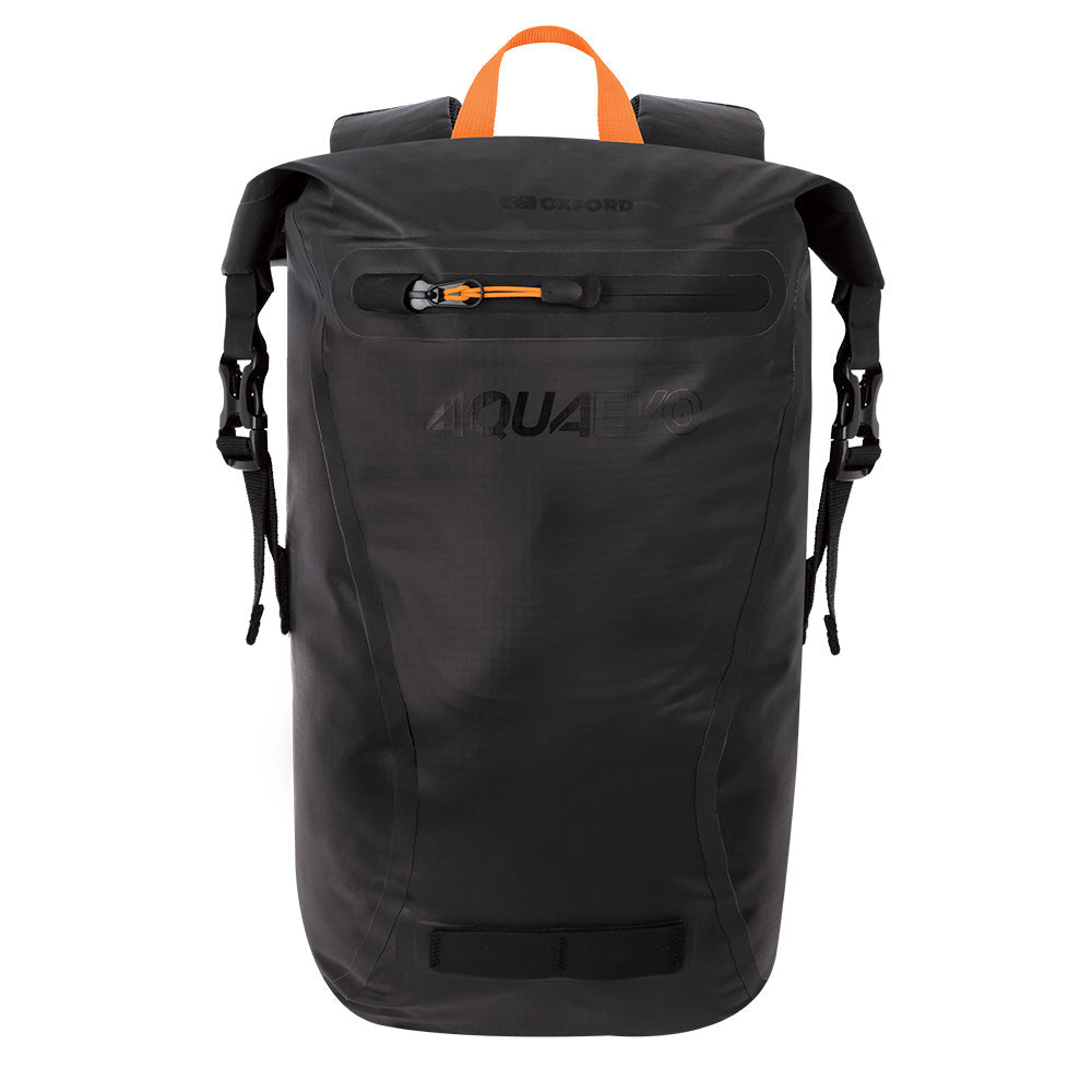 Oxford Aqua Evo Backpack Black - 22 Litres - FREE UK Shipping, FREE 365 Day Returns | Moto Central