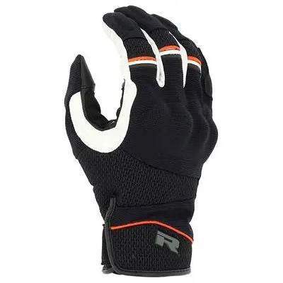 Richa Desert 2 Textile Gloves Black / White / Red - FREE UK Shipping, FREE 365 Day Returns | Moto Central