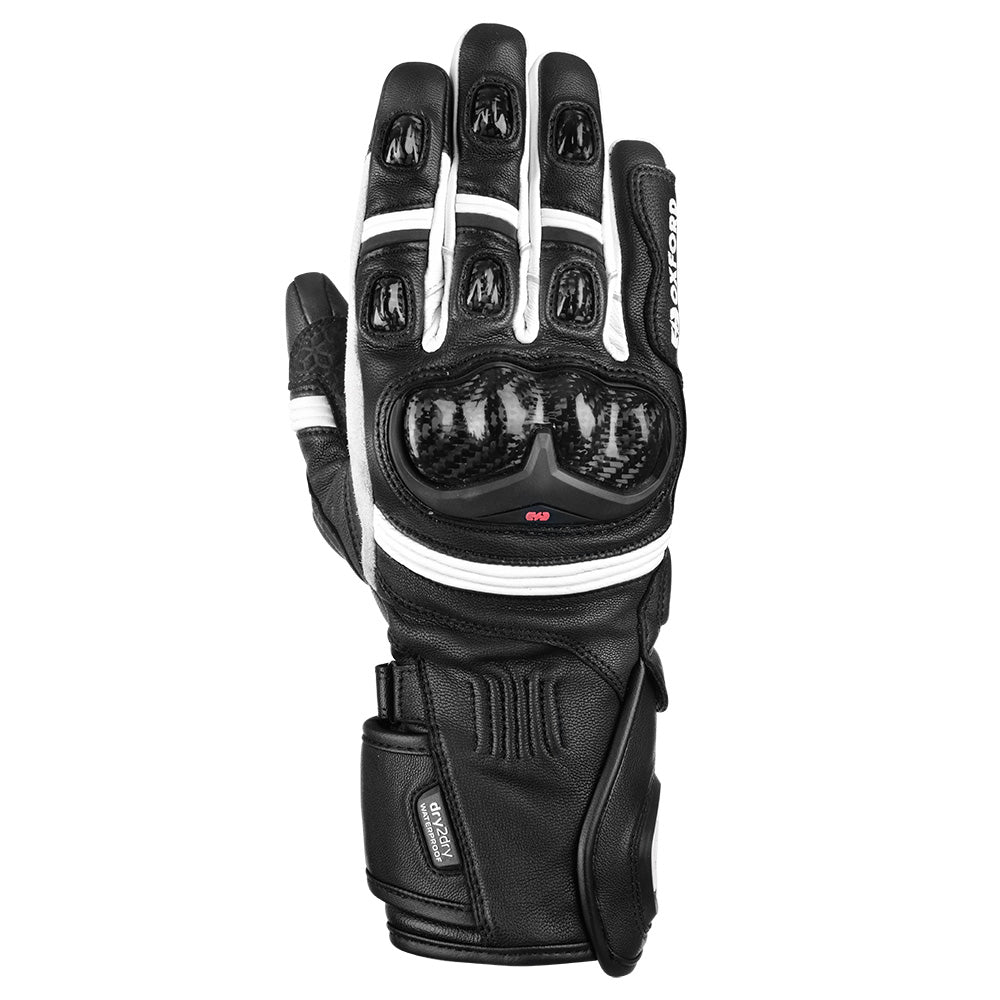 Oxford RP-2R Waterproof Leather Gloves Black / White