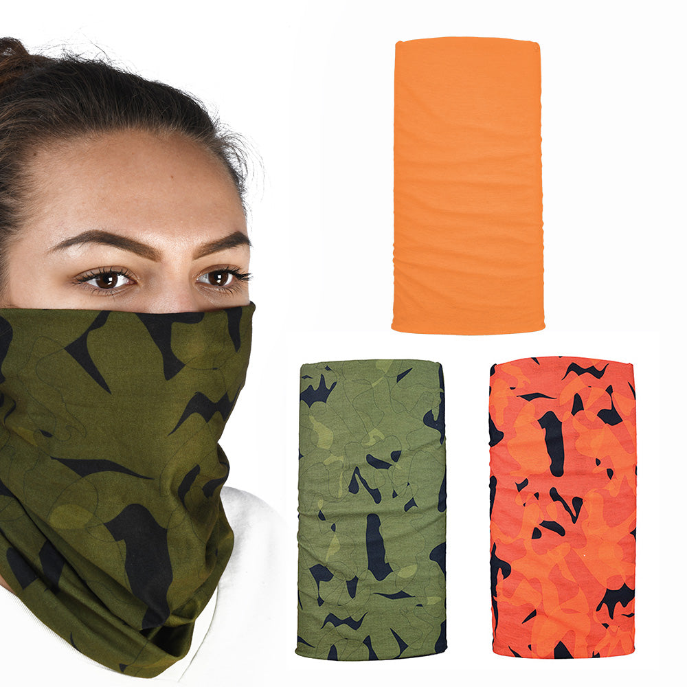 Oxford Comfy Multifunctional Head & Neckwear Havoc Orange - Pack Of 3