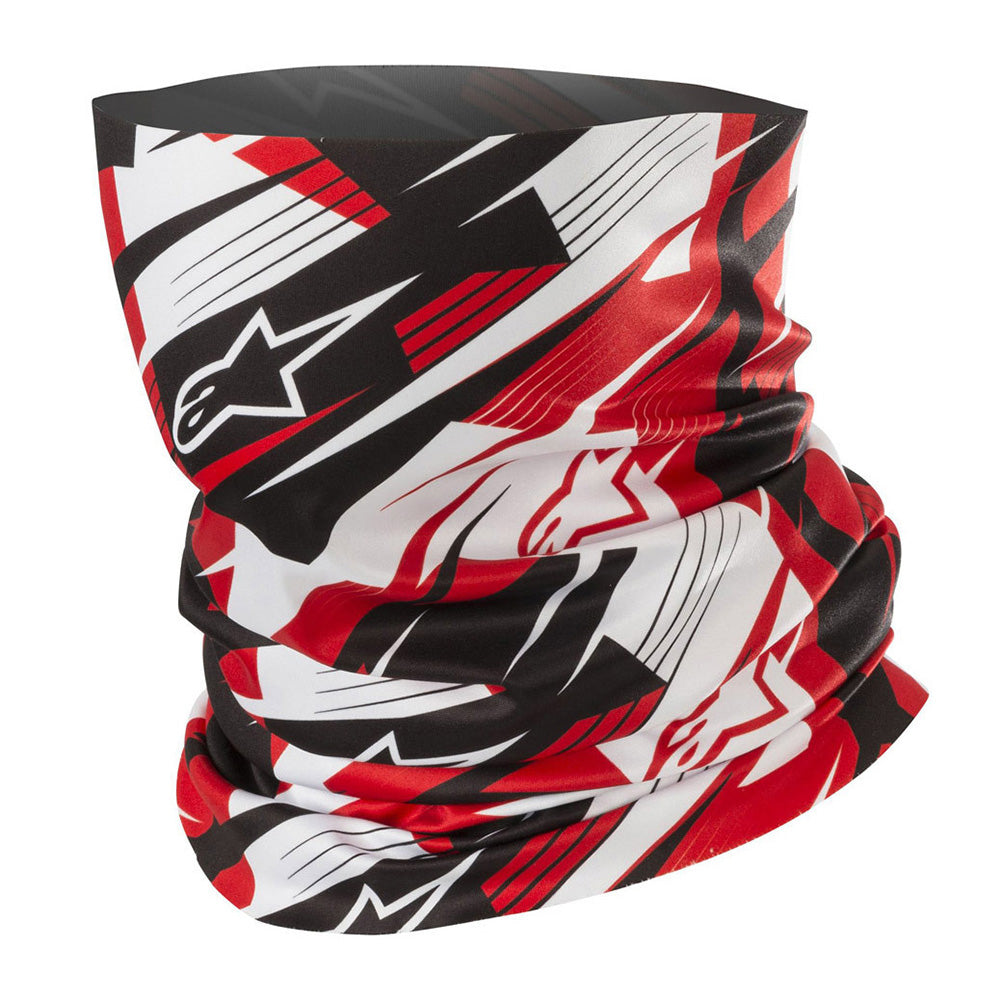 Alpinestars Blurred Neck Tube Black / White / Red