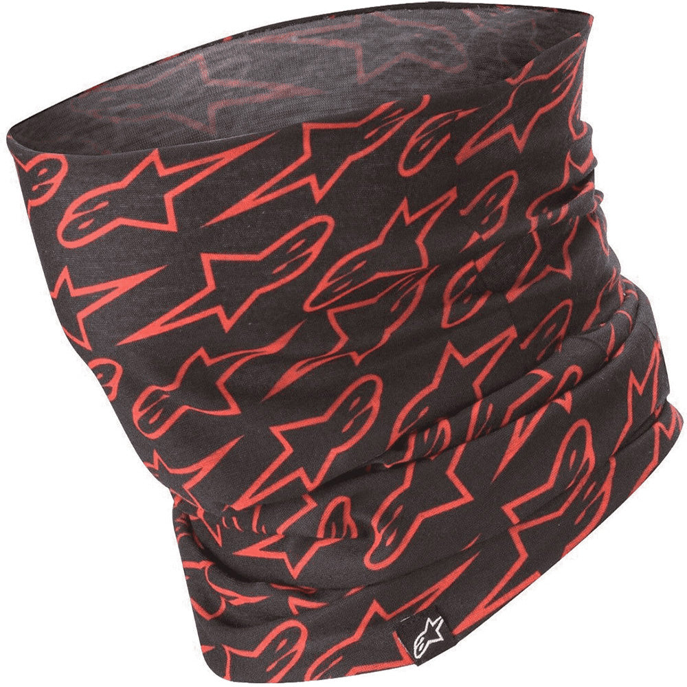 Alpinestars Astars Neck Tube Black / Fluo Red