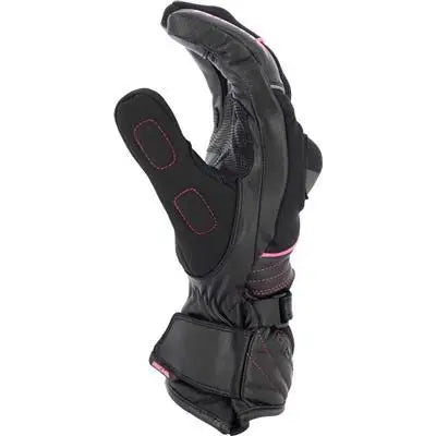 Richa Ella Ladies Waterproof Textile Gloves Black / Pink  from Moto Central - Motorcycle Clothing