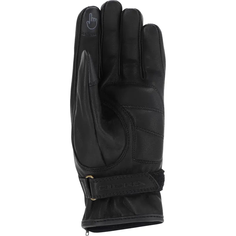 Richa Nazaire Leather Gloves Black - FREE UK Shipping, FREE 365 Day Returns | Moto Central