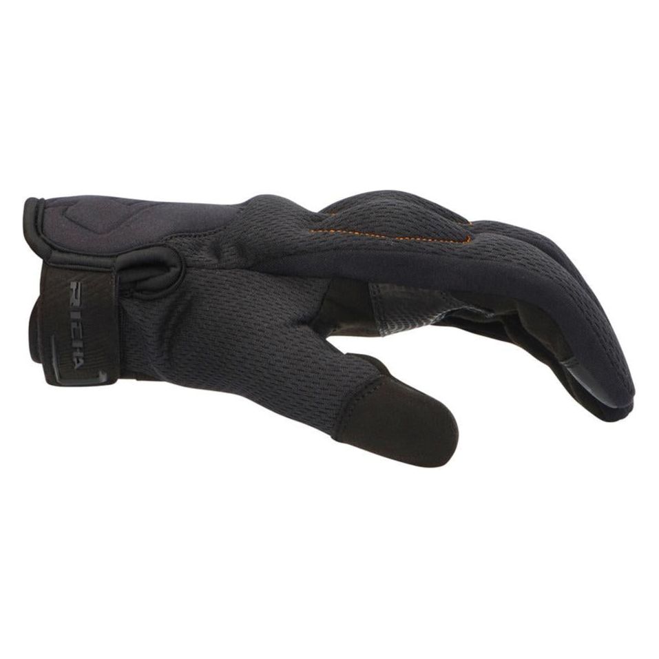 Richa R-Action Textile Gloves Black - FREE UK Shipping, FREE 365 Day Returns | Moto Central