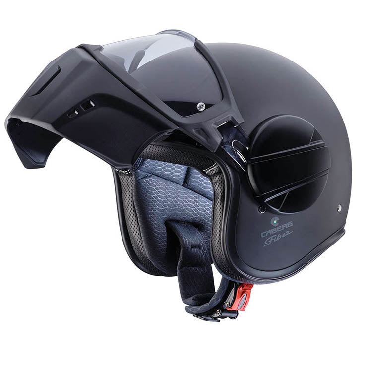 Caberg Jet Ghost X Plain Open Face Helmet Matt Black