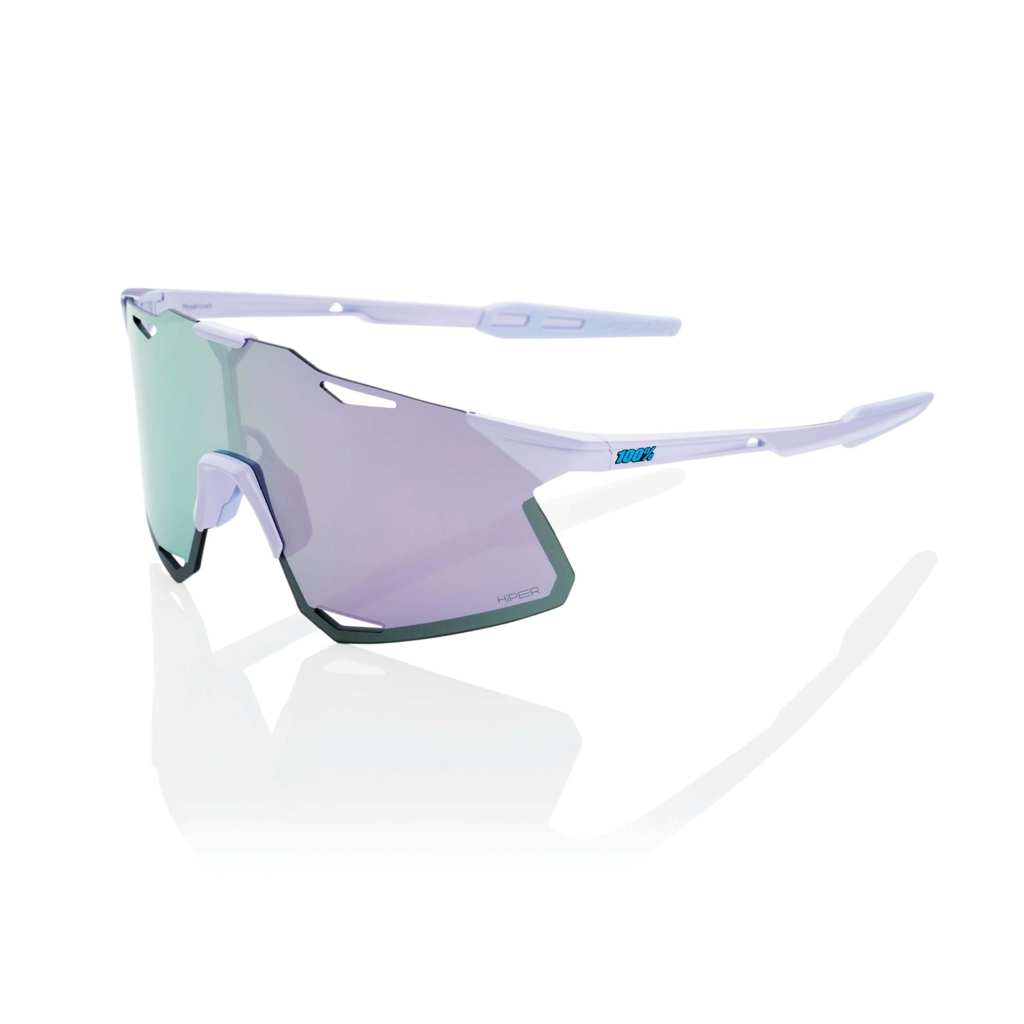 100% Hypercraft Glasses Gloss Lavender / HiPER Lavender Mirror Lens - FREE UK Shipping, FREE 365 Day Returns | Moto Central