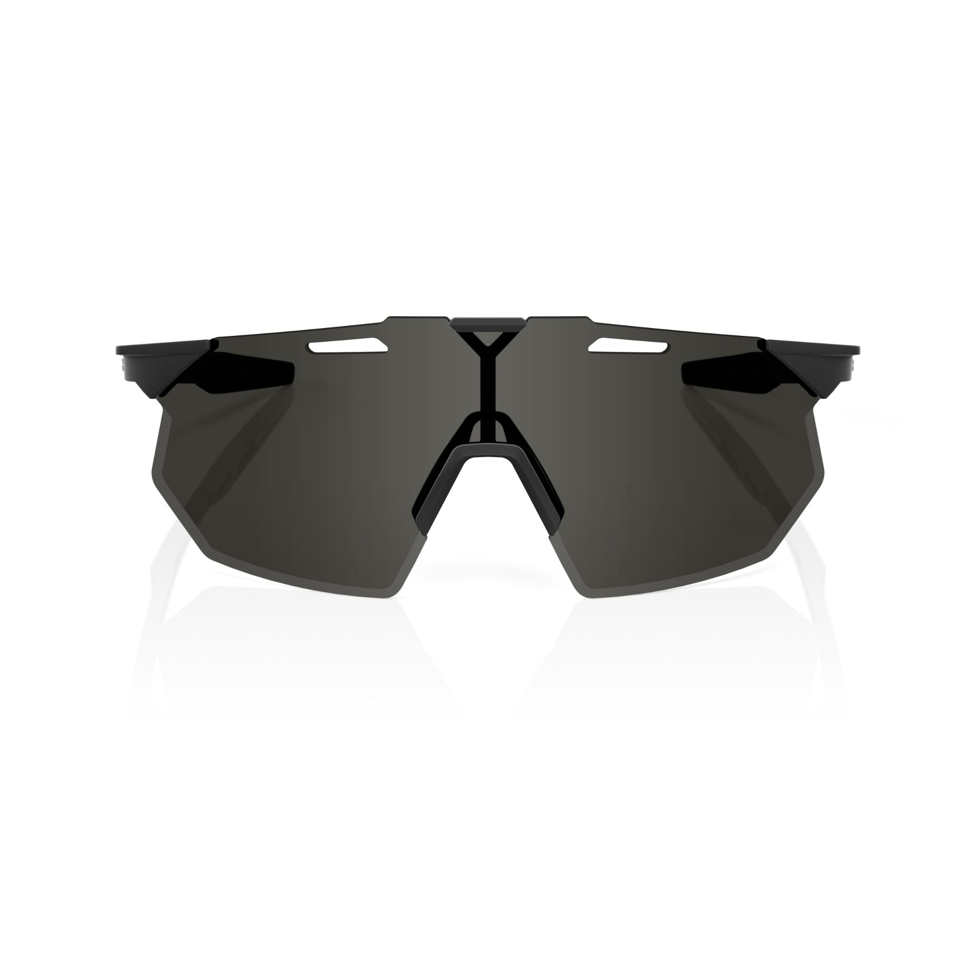 100% Hypercraft SQ Glasses Matt Black / Smoke Lens - FREE UK Shipping, FREE 365 Day Returns | Moto Central