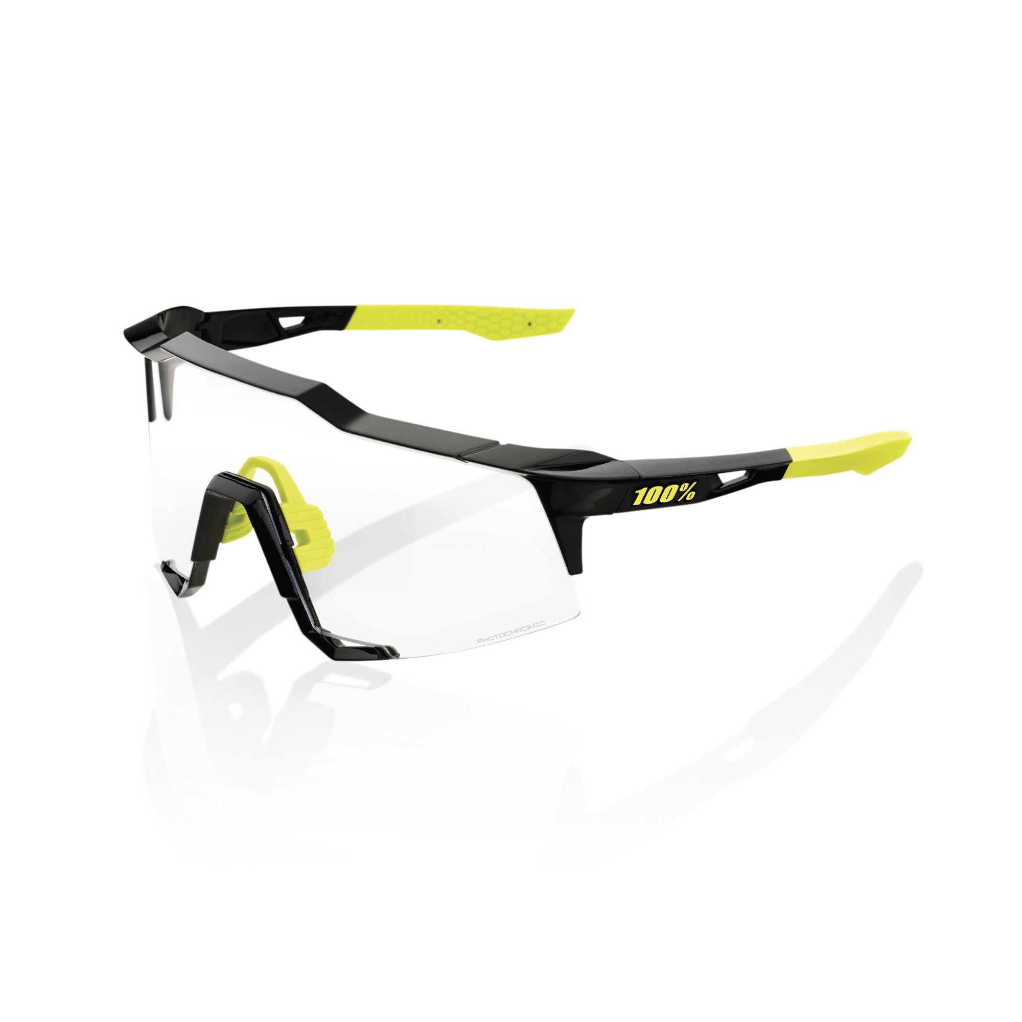 100% Speedcraft Glasses Gloss Black / Photochromic Lens - FREE UK Shipping, FREE 365 Day Returns | Moto Central