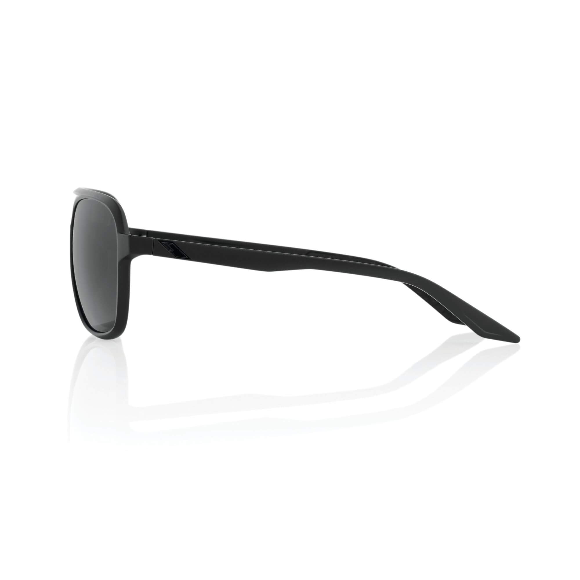 100% Kasia Glasses Matt Black / Black Mirror Lens - FREE UK Shipping, FREE 365 Day Returns | Moto Central