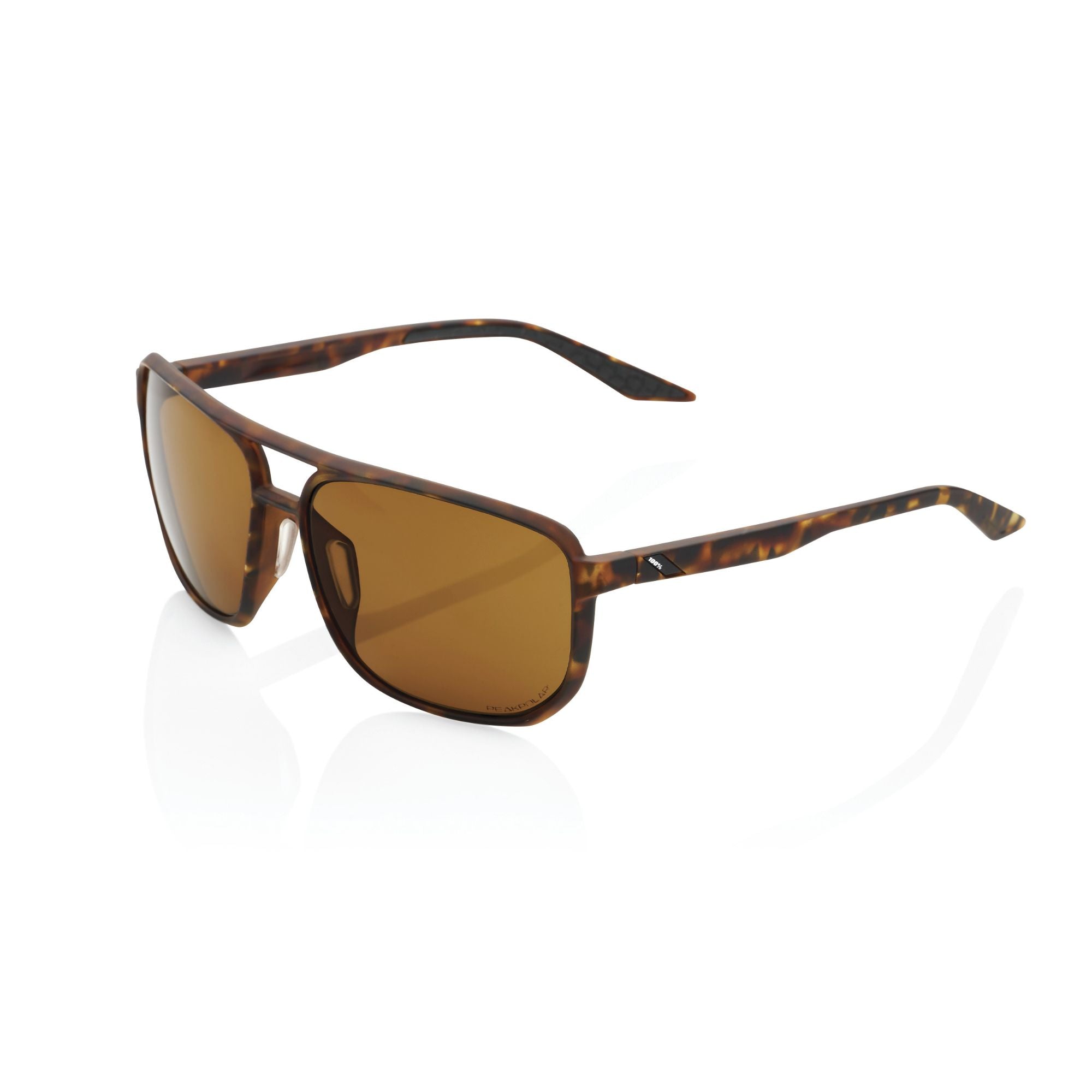 100% Konnor Glasses Soft Tact Havana / Bronze PeakPolar Lens - FREE UK Shipping, FREE 365 Day Returns | Moto Central