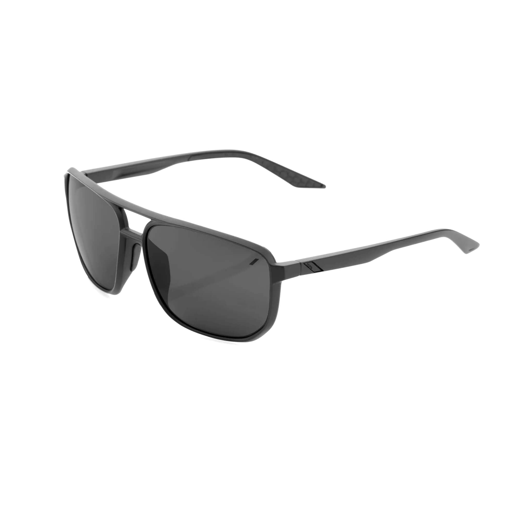 100% Konnor Glasses Matt Black / Black Mirror Lens - FREE UK Shipping, FREE 365 Day Returns | Moto Central