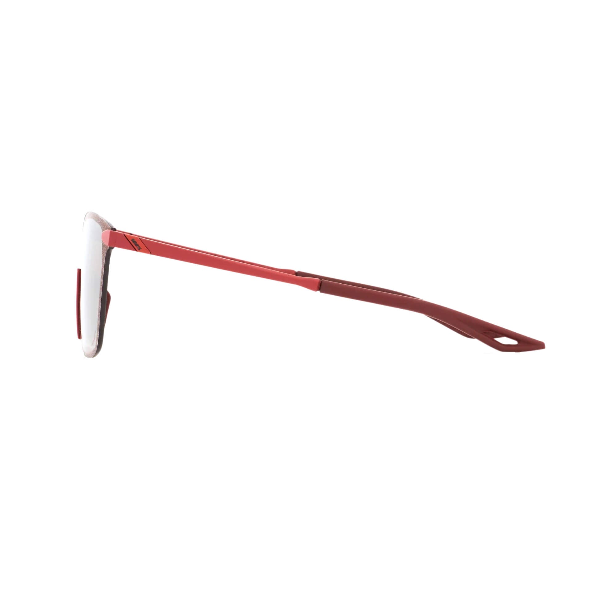 100% Legere Square Glasses Soft Tact Crimson / HiPER Silver Mirror Lens - FREE UK Shipping, FREE 365 Day Returns | Moto Central