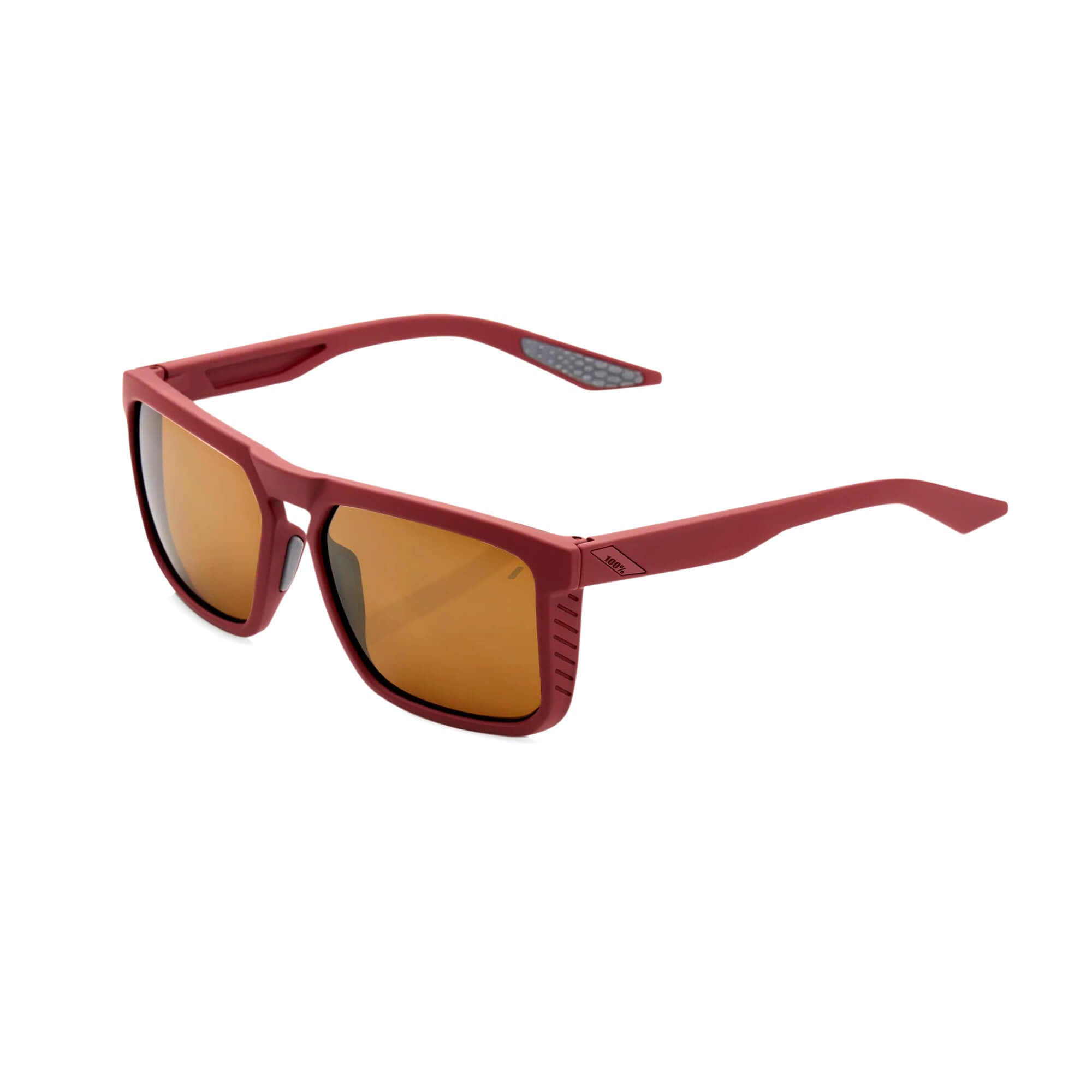 100% Renshaw Glasses Soft Tact Crimson / Bronze Lens - FREE UK Shipping, FREE 365 Day Returns | Moto Central