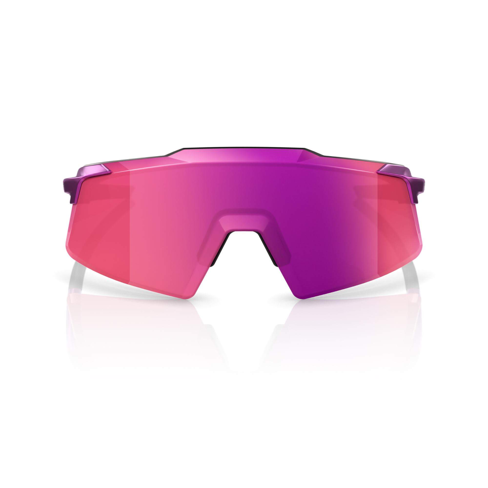 100% Aerocraft Glasses Gloss Purple Chrome / Purple Multilayer Mirror Lens - FREE UK Shipping, FREE 365 Day Returns | Moto Central