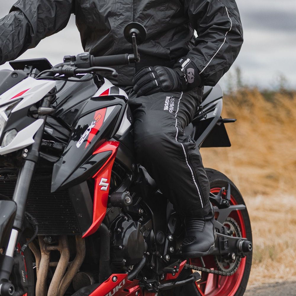 Oxford Rainseal Over Trouser Black - FREE UK Shipping, FREE 365 Day Returns | Moto Central