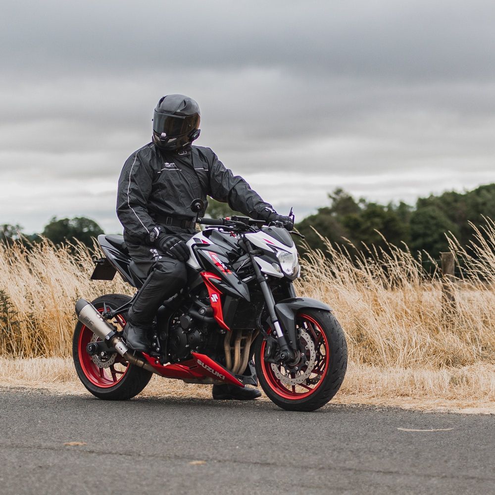 Oxford Rainseal Oversuit Black - FREE UK Shipping, FREE 365 Day Returns | Moto Central