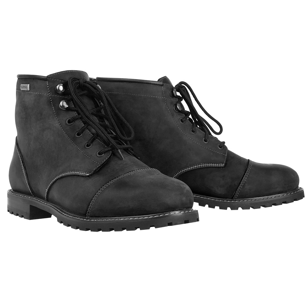 Oxford Hardy Leather Boots Charcoal