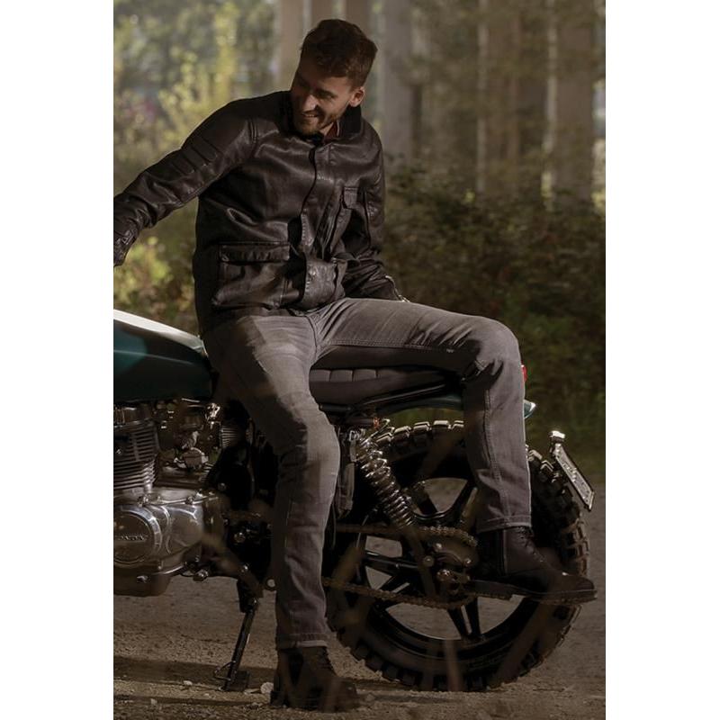 PMJ Legend Cafe Racer Denim Jeans Grey