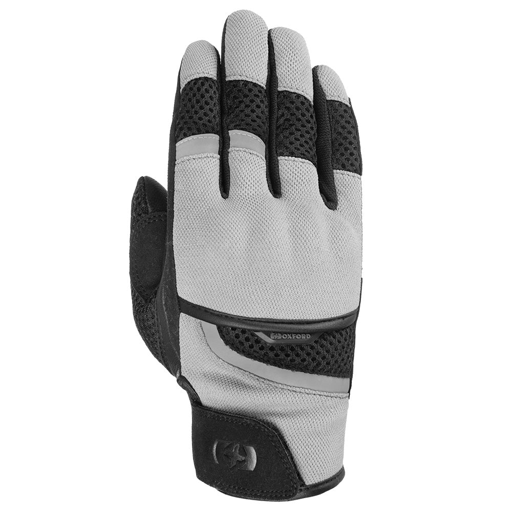 Oxford Brisbane Ladies Textile Gloves Charcoal / White / Black