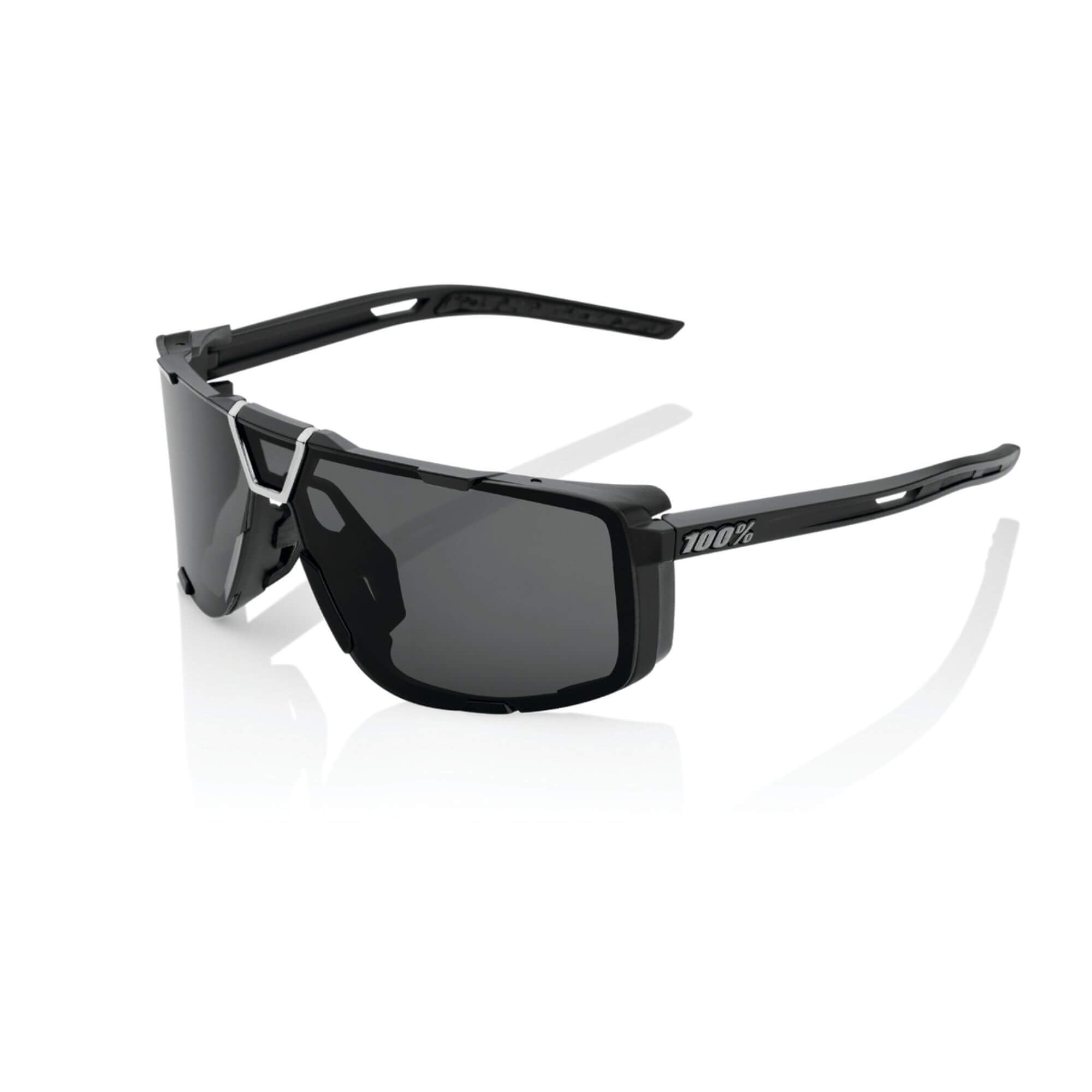 100% Eastcraft Glasses Matt Black / Smoke Lens - FREE UK Shipping, FREE 365 Day Returns | Moto Central