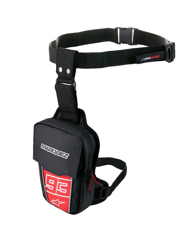 Alpinestars MM93 Thunder Thigh Bag Black / Bright Red