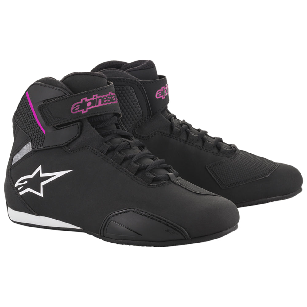 Alpinestars Stella Sektor Ladies Riding Shoes Black / Fuschsia