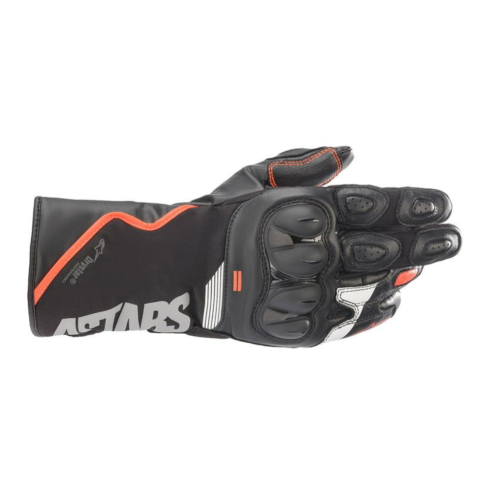 Alpinestars SP-365 Drystar Gloves Black / Fluo Red / White - FREE UK Shipping, FREE 365 Day Returns | Moto Central