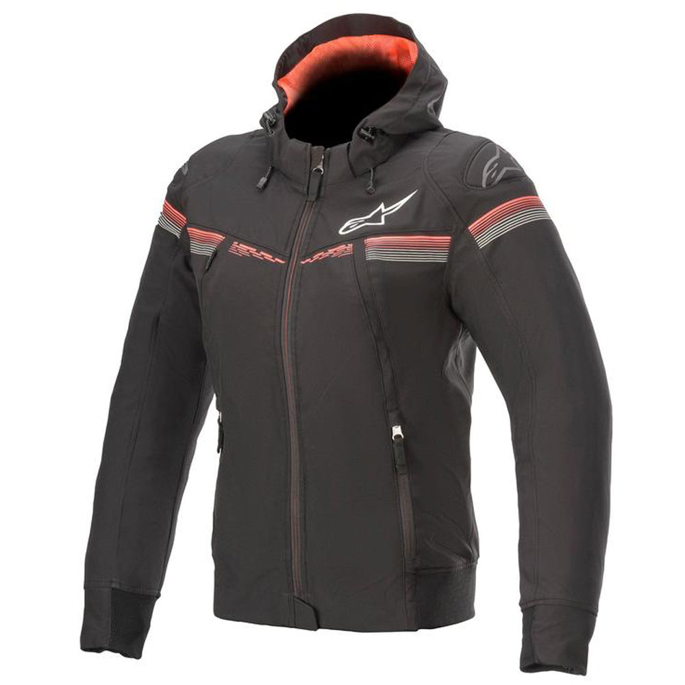 Alpinestars Stella Sektor V2 Tech Ladies Hoodie Black / Coral