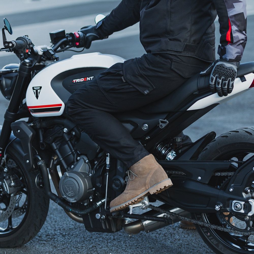 Oxford Original Approved AA Cargo Trouser Black  - FREE UK Shipping, FREE 365 Day Returns | Moto Central