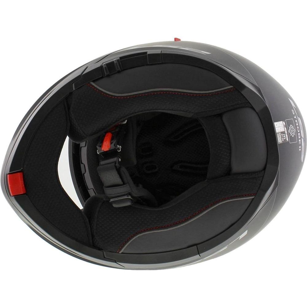 LS2 FF908 Strobe 2 ECE 22.06 Flip-Up Helmet Matt Titanium  - FREE UK Shipping, FREE 365 Day Returns | Moto Central