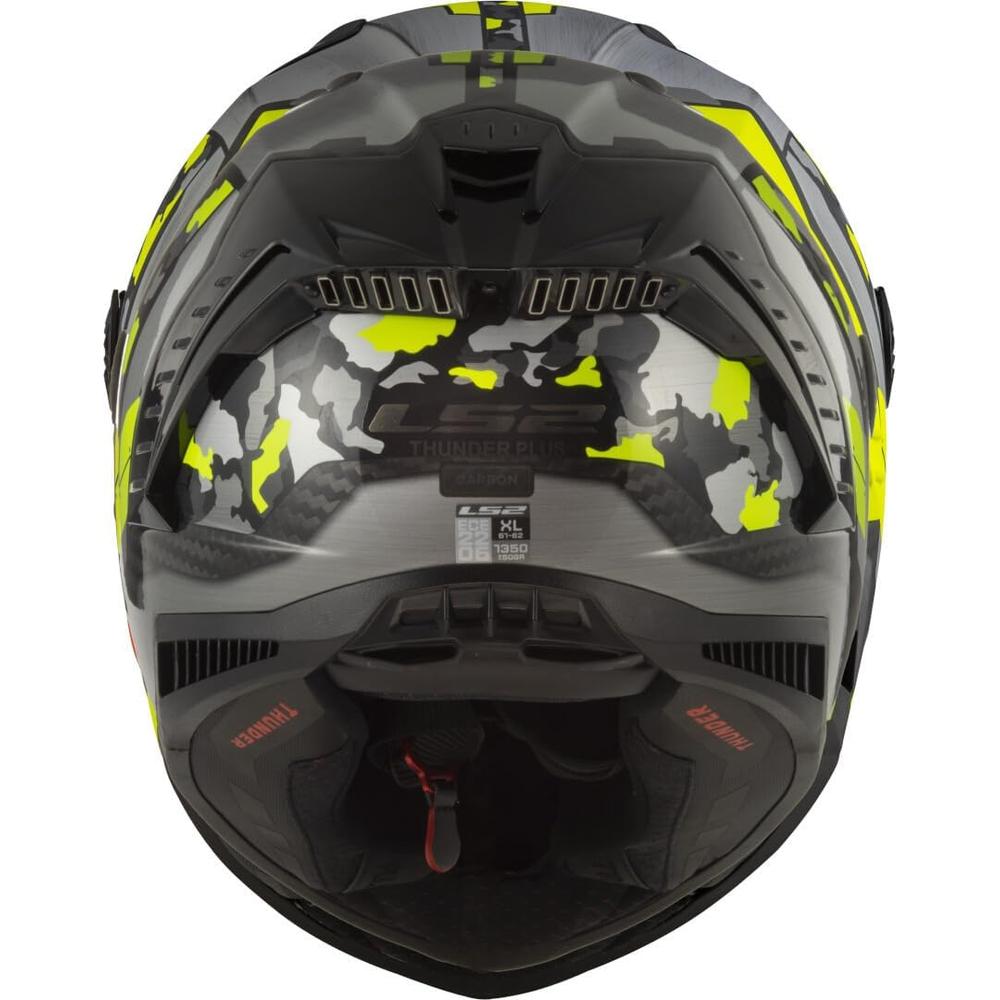 LS2 FF805 Thunder Carbon ECE 22.06 Full Face Helmet Space Hi-Viz Yellow / Grey