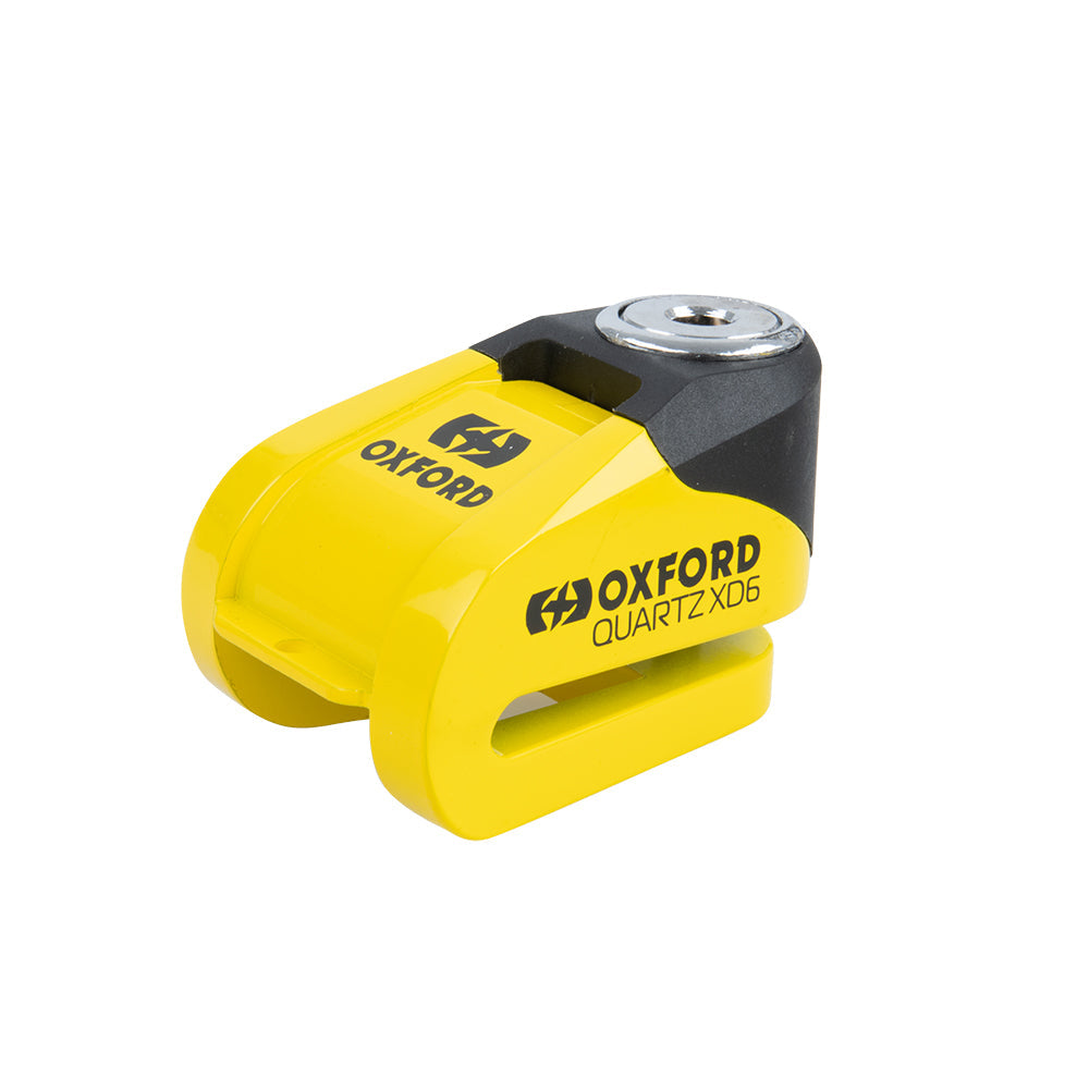 Oxford Quartz XD6 Disc Lock Yellow / Black - 6mm x 0.9m