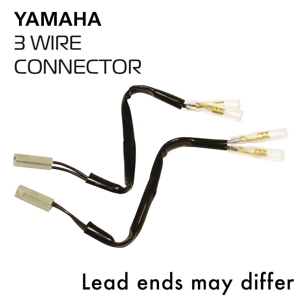 Oxford 3 Wire Connector Indicator Lead With Day Light Feature For Yamaha - Pack Of 2