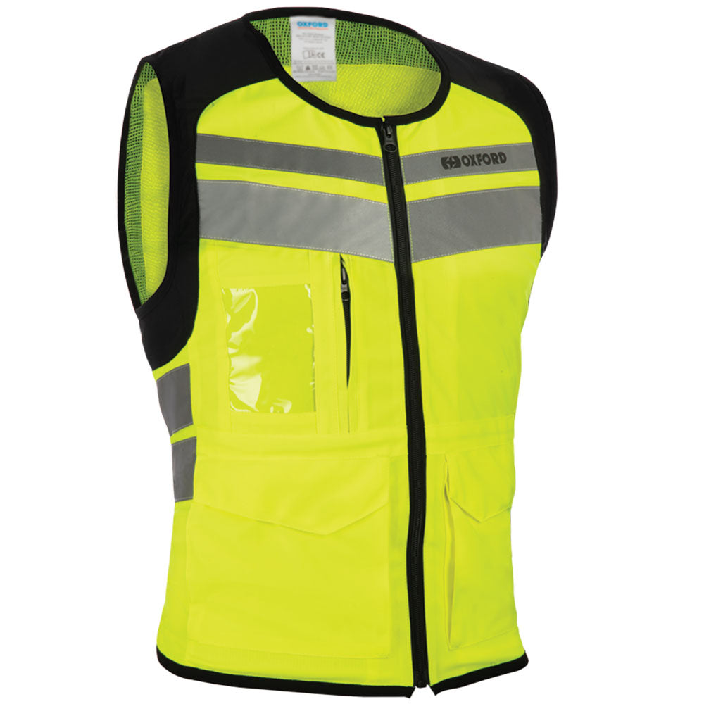 Oxford Utility Bright Top Reflective Vest Fluo Yellow