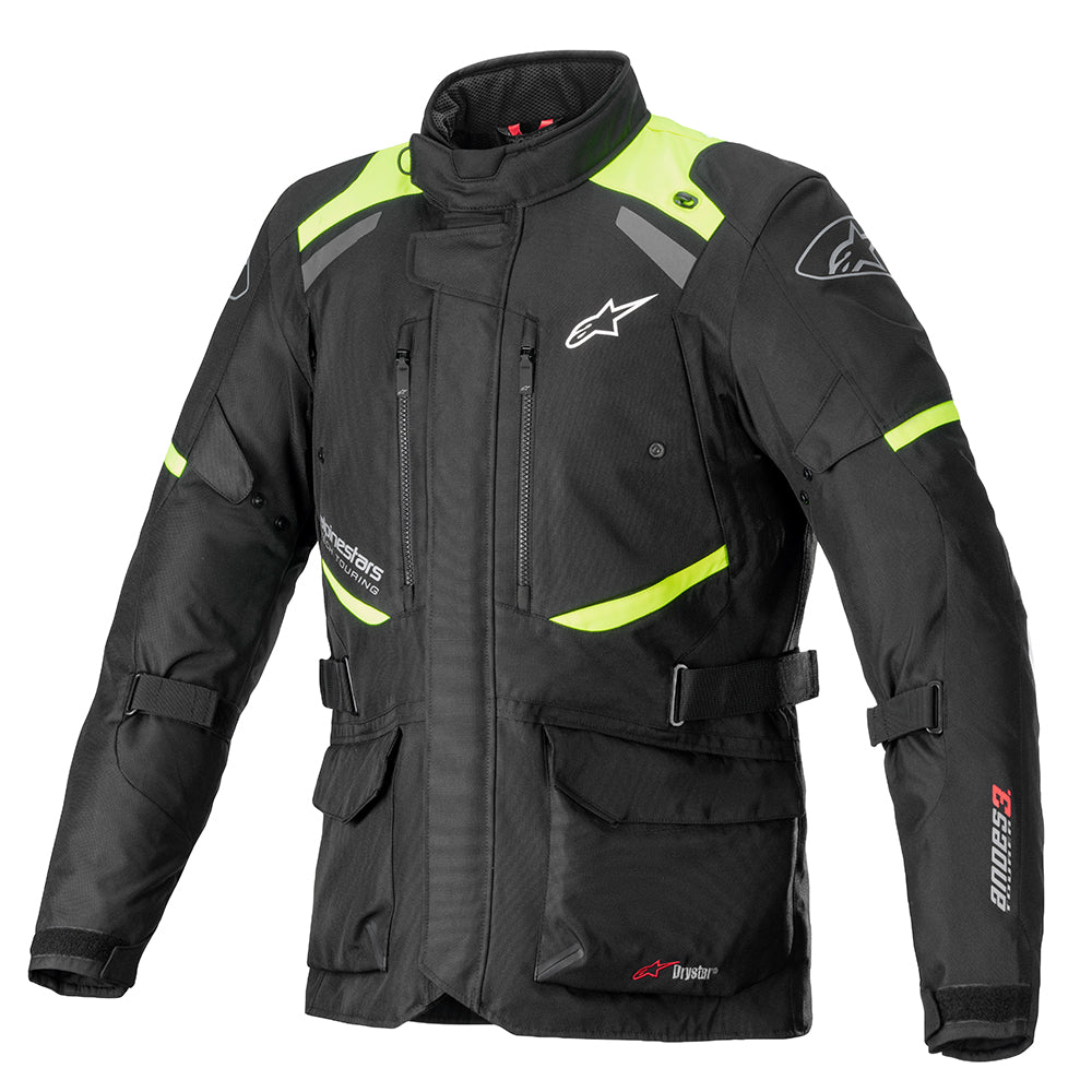 Alpinestars Andes V3 Drystar Jacket Black / Fluo Yellow