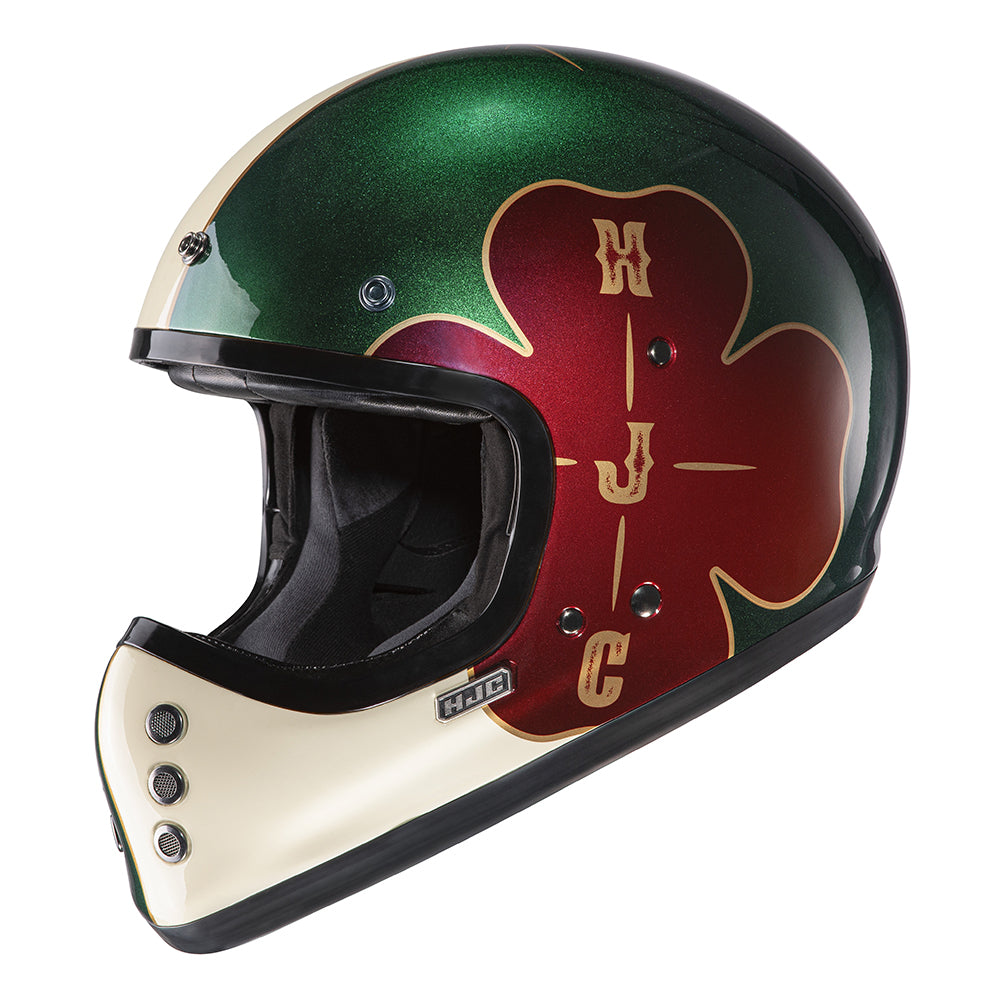 HJC V60 Ofera Full Face Helmet MC4 Green