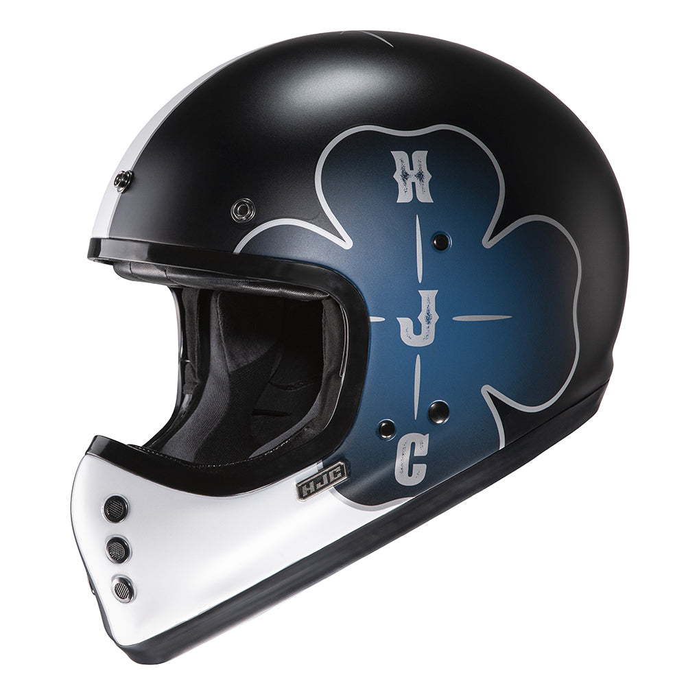 HJC V60 Ofera Full Face Helmet MC2SF Blue - FREE UK Shipping, FREE 365 Day Returns | Moto Central