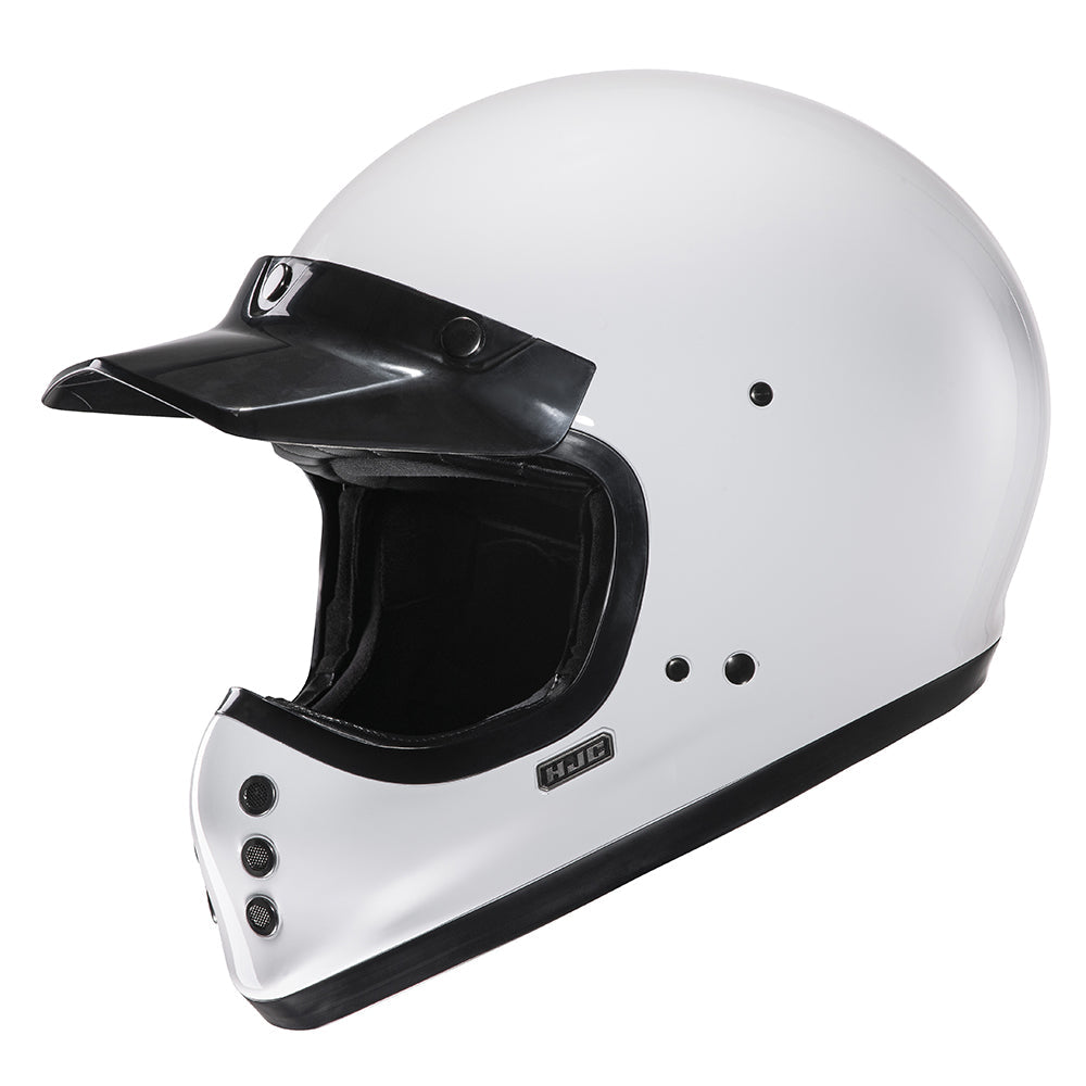 HJC V60 Full Face Helmet White - FREE UK Shipping, FREE 365 Day Returns | Moto Central