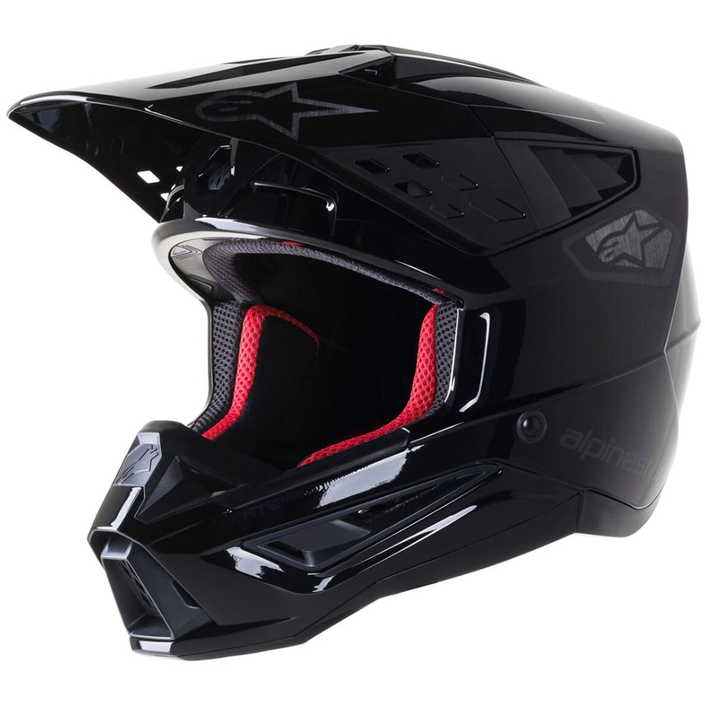 Alpinestars S-M5 Scout ECE Motocross Helmet Gloss Black / Silver