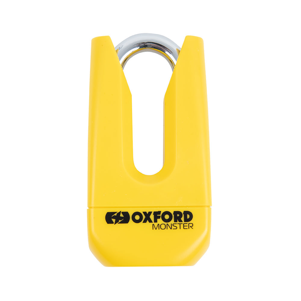 Oxford Monster Disc Lock Yellow - 11mm Shackle